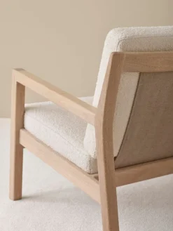 Ornäs Rialto loungefåtölj, vitlackad ek - Orsetto 011