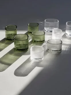 Orrefors Magica värmeljuslykta superellipse, 50 mm, grå