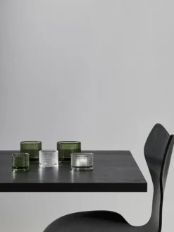 Orrefors Magica värmeljuslykta superellipse, 50 mm, grå