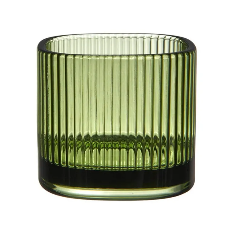 Orrefors Magica värmeljusstake supercirkel, 70 mm, grön