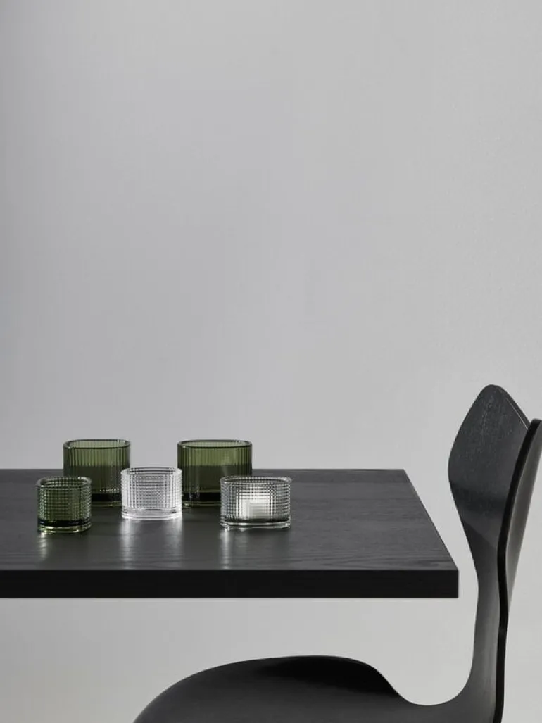 Orrefors Magica värmeljusstake supercirkel, 70 mm, grön