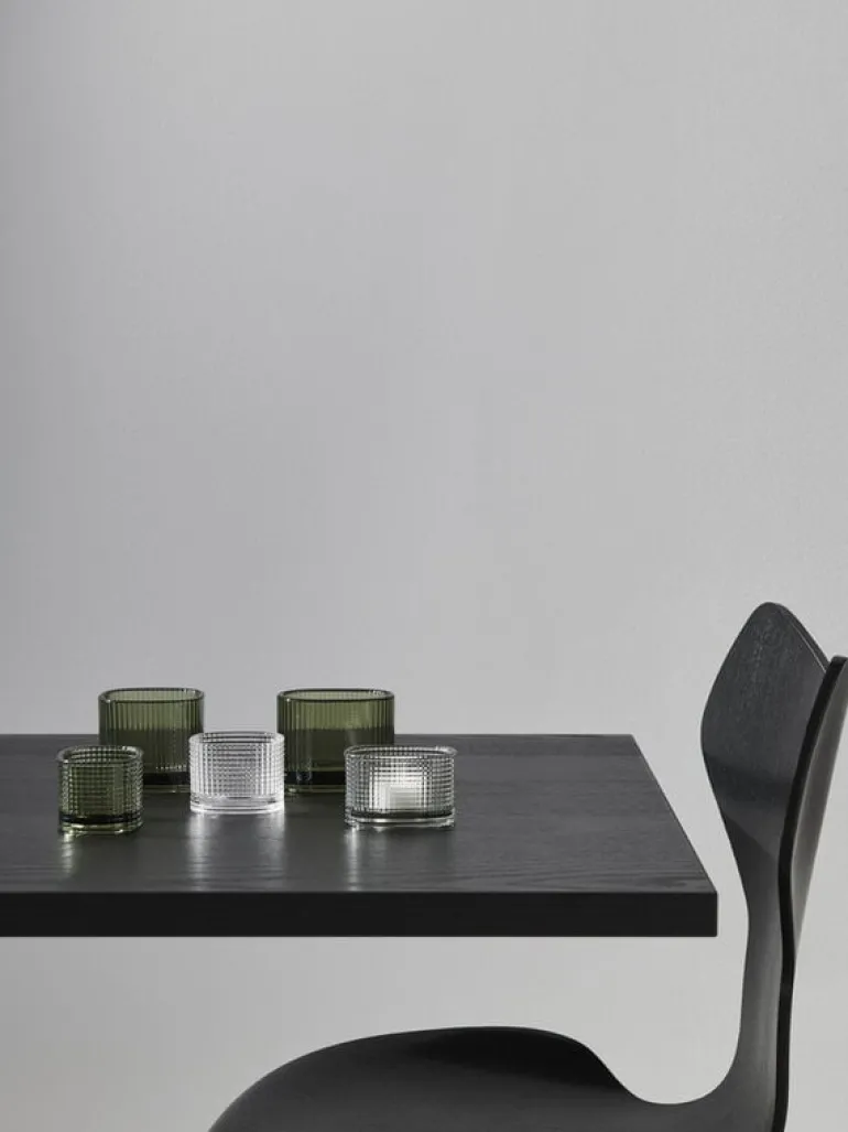 Orrefors Magica värmeljusstake supercirkel, 70 mm, grön