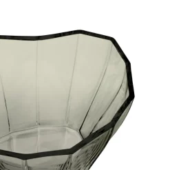 Orrefors Reed vas, 175 mm, clear smokey green