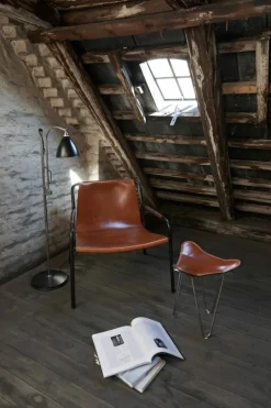 OX Denmarq September stol, cognacsfärgat läder