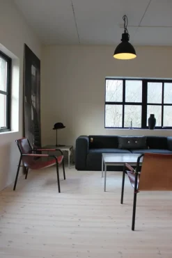 OX Denmarq September stol, cognacsfärgat läder