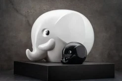 Palaset Maxi Elephant sparbössa, vit