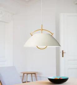 Pandul Wegner pendellampa, vit - guld