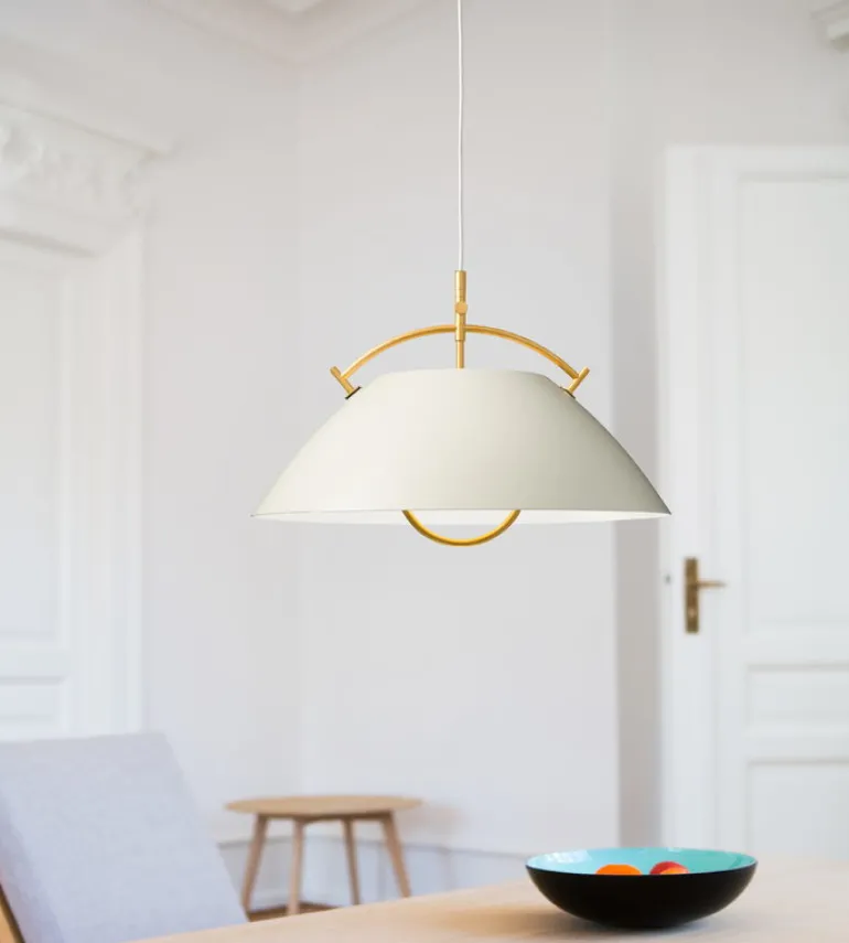 Pandul Wegner pendellampa, vit - guld