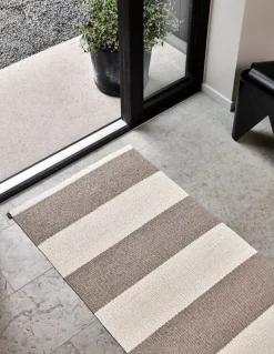 Pappelina Bob matta 140 x 180 cm, lera - vanilj