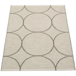 Pappelina Boo matta 70 x 100 cm, träkol - linne