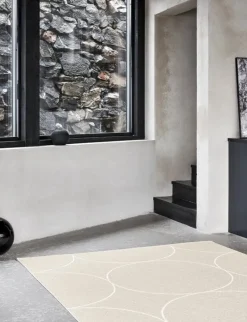 Pappelina Boo matta 70 x 200 cm, linne - vanilj