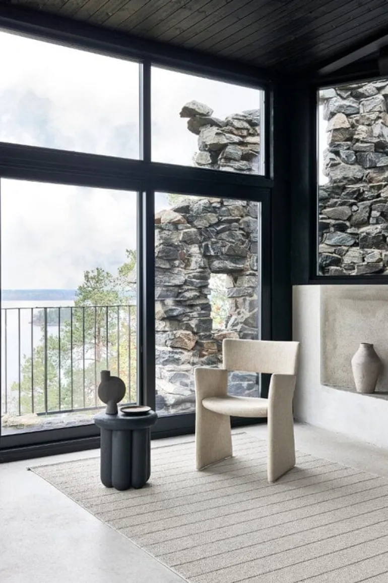 Pappelina Carl matta 70 x 270 cm, grå - fossilgrå