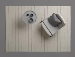 Pappelina Carl matta 70 x 180 cm, grå - fossilgrå