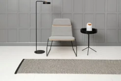 Pappelina Effi matta 70 x 200 cm, svart - varmgrå - vanilj