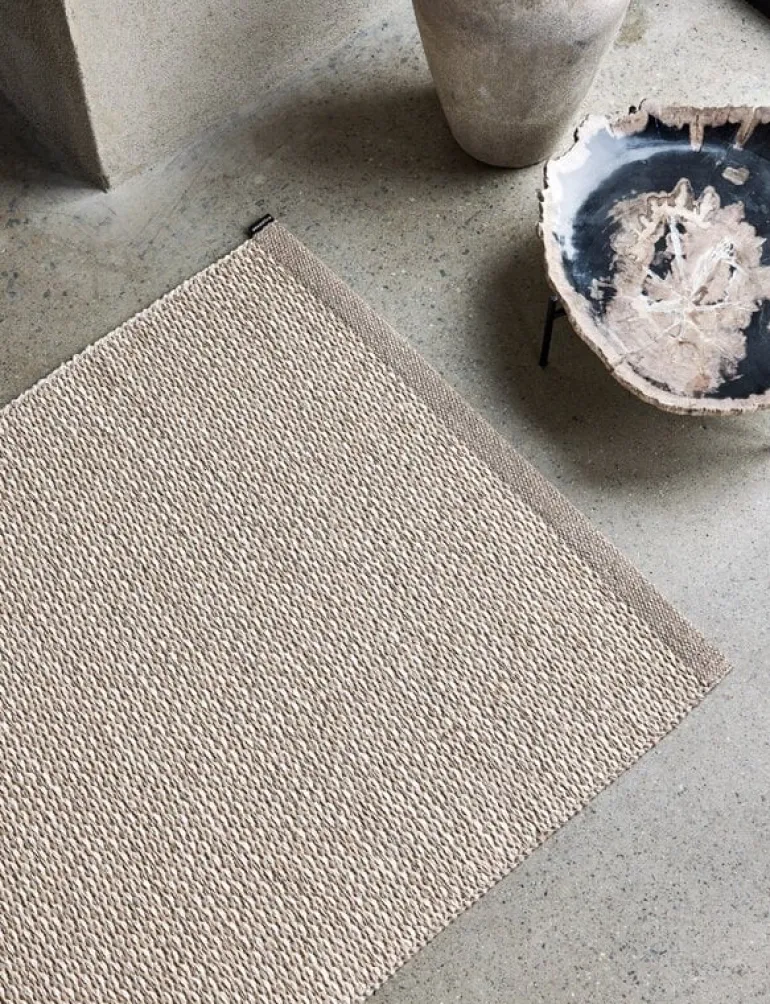 Pappelina Effi matta 85 x 160 cm, lera - beige - vanilj