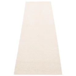 Pappelina Emm matta, 70 x 240 cm, vanilj - vit metall