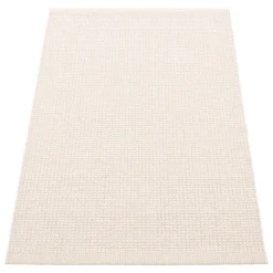 Pappelina Emm-matta, 70 x 120 cm, vanilj - vit metallisk