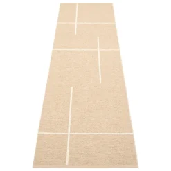 Pappelina Fred matta, 70 x 270 cm, beige - vanilj