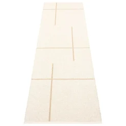 Pappelina Fred matta, 70 x 270 cm, beige - vanilj