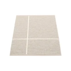 Pappelina Fred matta, 70 x 90 cm, linne - vanilj