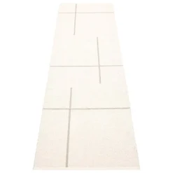 Pappelina Fred matta, 70 x 270 cm, linne - vanilj