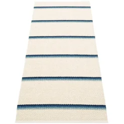 Pappelina Olle matta 70 x 180 cm, blå - vanilj