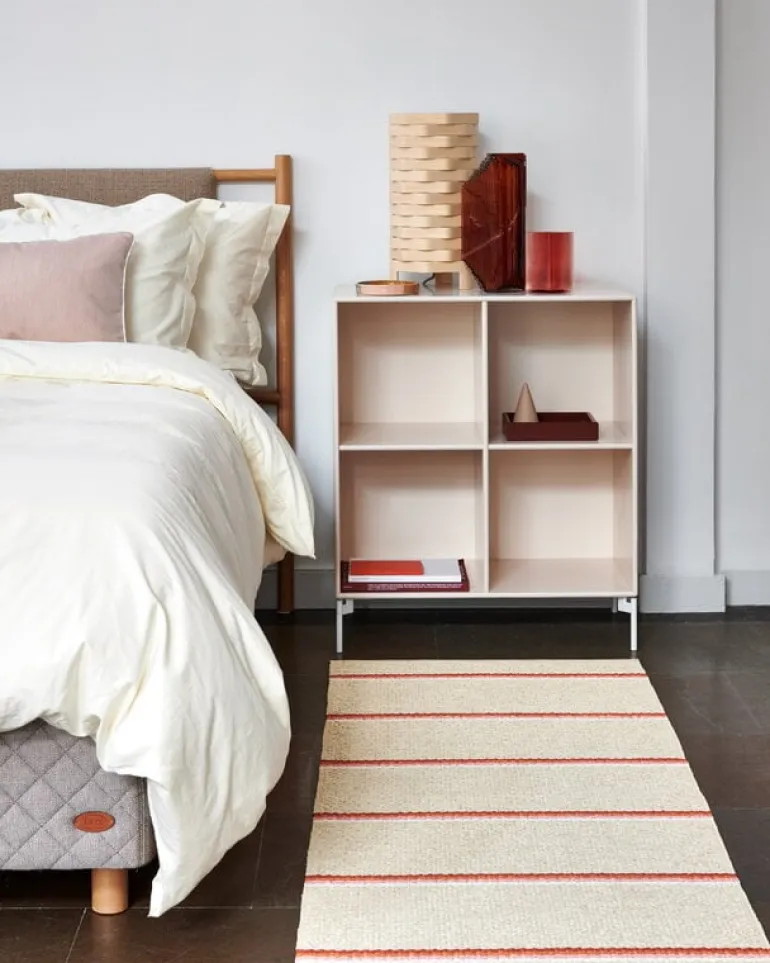 Pappelina Olle matta 70 x 180 cm, tegel - kräm