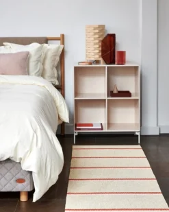 Pappelina Olle matta 70 x 180 cm, tegel - kräm