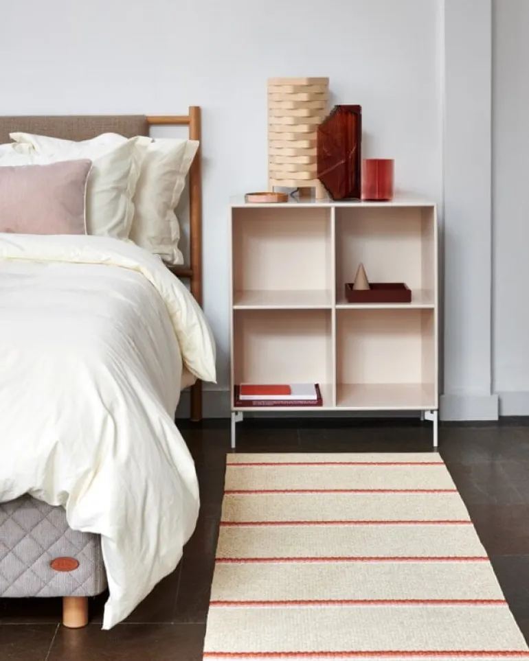 Pappelina Olle matta 70 x 180 cm, tegel - kräm