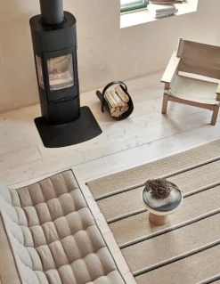 Pappelina Olle matta 180 x 260 cm, lera - beige