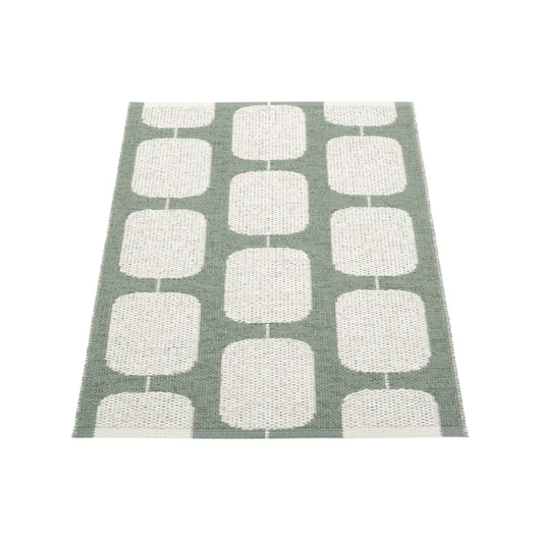 Pappelina Sten matta, 70 x 100 cm, armégrön - ljusgrå