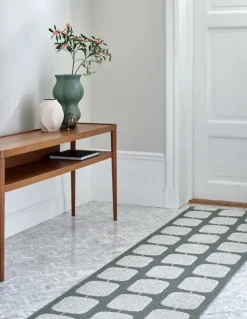 Pappelina Sten matta, 70 x 200 cm, armégrön - grå