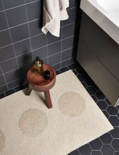 Pappelina Vera 2.0 matta, 70 x 200 cm, beige - beige metallic