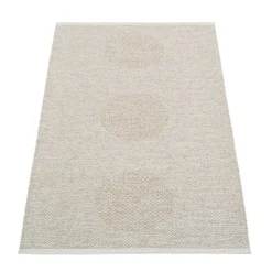 Pappelina Vera 2.0 matta, 70 x 120 cm, linne - stone metallic