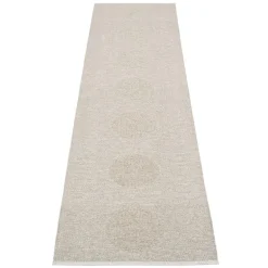 Pappelina Vera 2.0 matta, 70 x 280 cm, linne - stone metallic