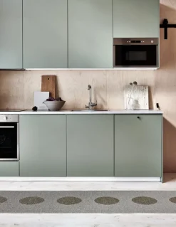 Pappelina Vera 2.0 matta, 70 x 280 cm, mörkt linne - linnemetallic