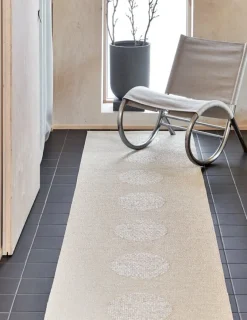 Pappelina Vera matta 2.0, 70 x 280 cm, beige - beige metallic