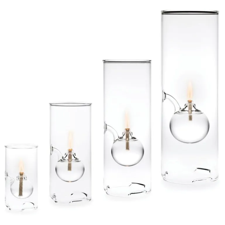 Paustian Wolfard oljelampa, medium, klart glas