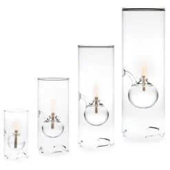 Paustian Wolfard oljelampa, stor, klart glas