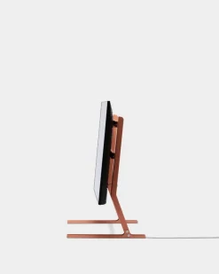 Pedestal Bendy Low tv-bänk, dusty rose