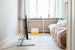 Pedestal Bendy Low tv-bänk, mushroom