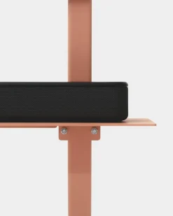 Pedestal Plate hylla, matt rosenröd