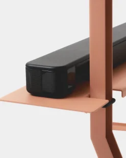 Pedestal Plate hylla, matt rosenröd