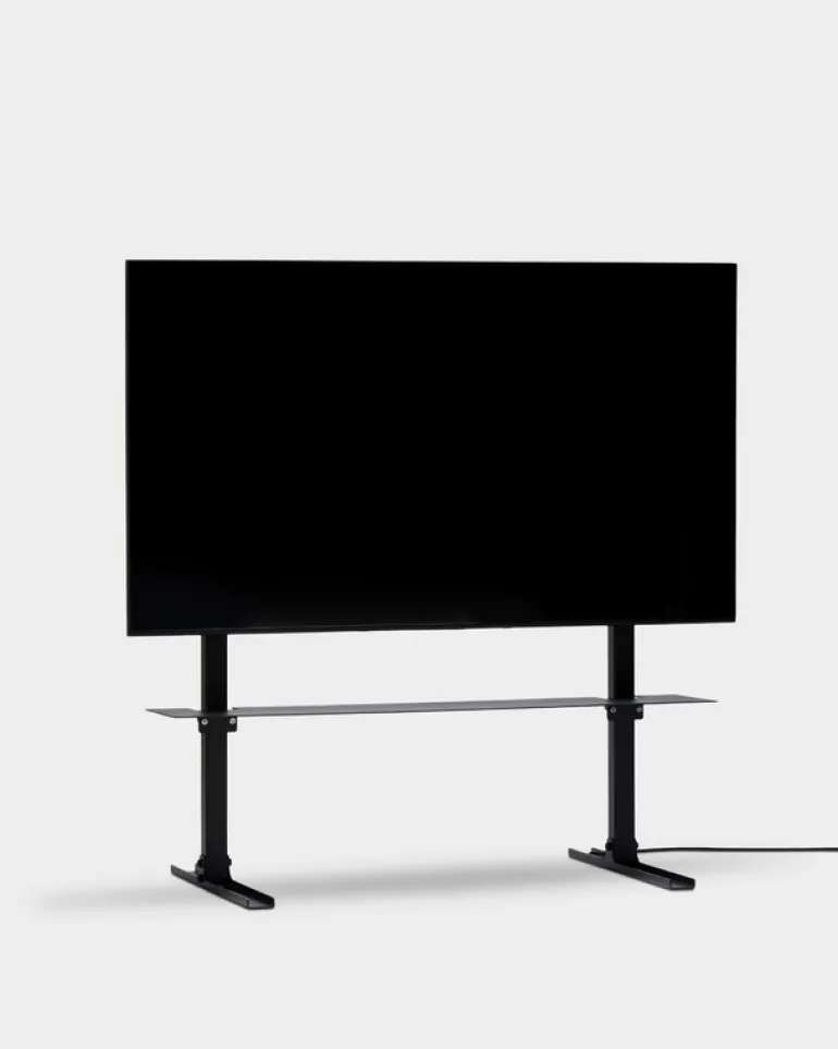 Pedestal Plate hylla, träkol