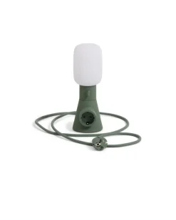 Pedestal Plug-in lampa, mossy green
