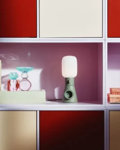 Pedestal Plug-in lampa, mossy green