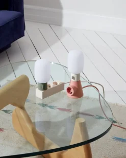 Pedestal Plug-in lampa, mossy green