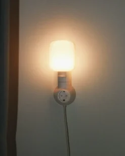 Pedestal Plug-in lampa, pearl