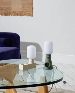 Pedestal Plug-in lampa, pearl