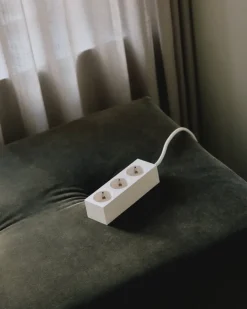 Pedestal Power Bar grenuttag, 2 m, pearl